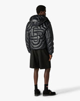 Black Quilted Down Puffer Jacket