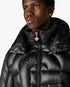 Black Quilted Down Puffer Jacket