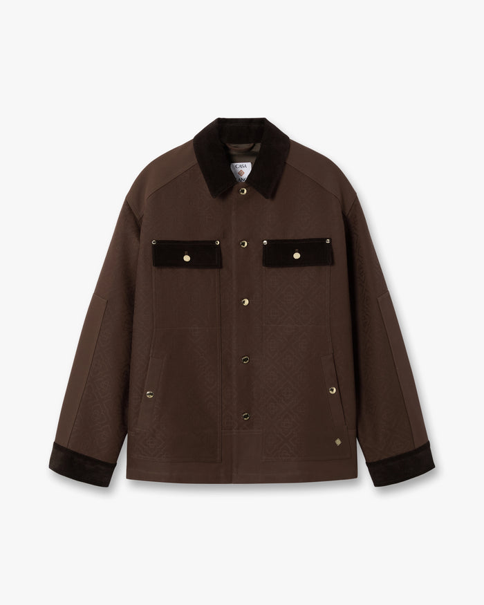 Dark Brown Workwear Safari Jacket