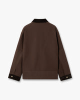 Dark Brown Workwear Safari Jacket