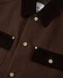 Dark Brown Workwear Safari Jacket