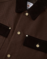 Dark Brown Workwear Safari Jacket