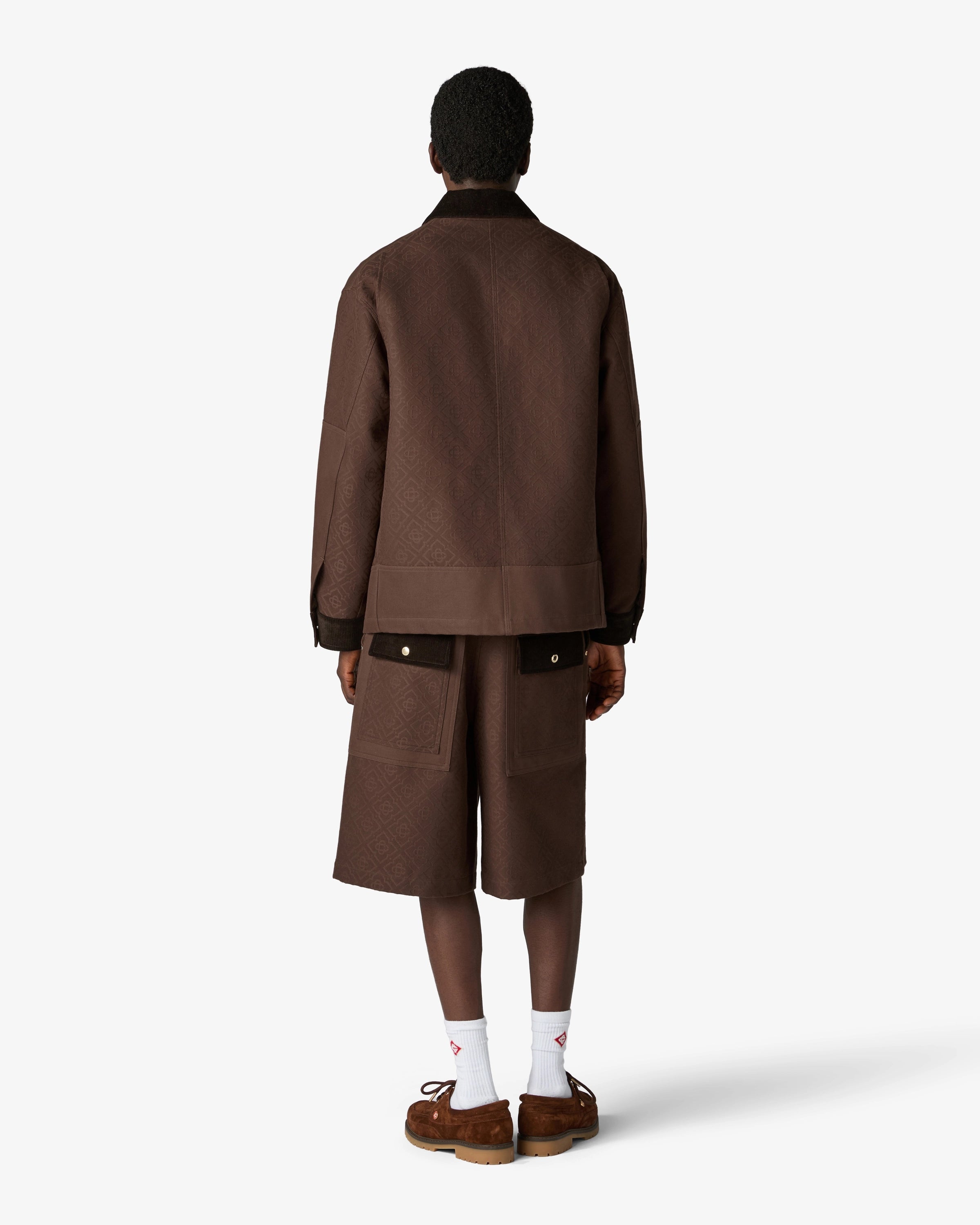 Dark Brown Workwear Safari Jacket