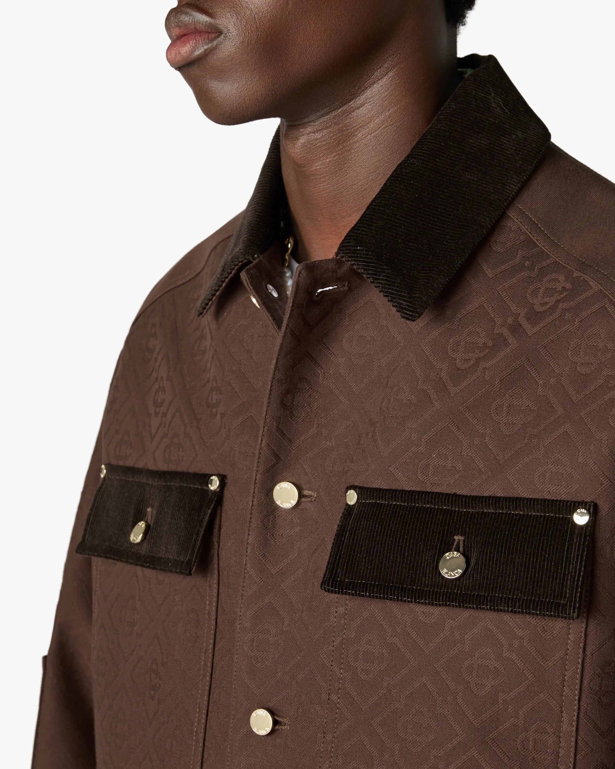 Dark Brown Workwear Safari Jacket
