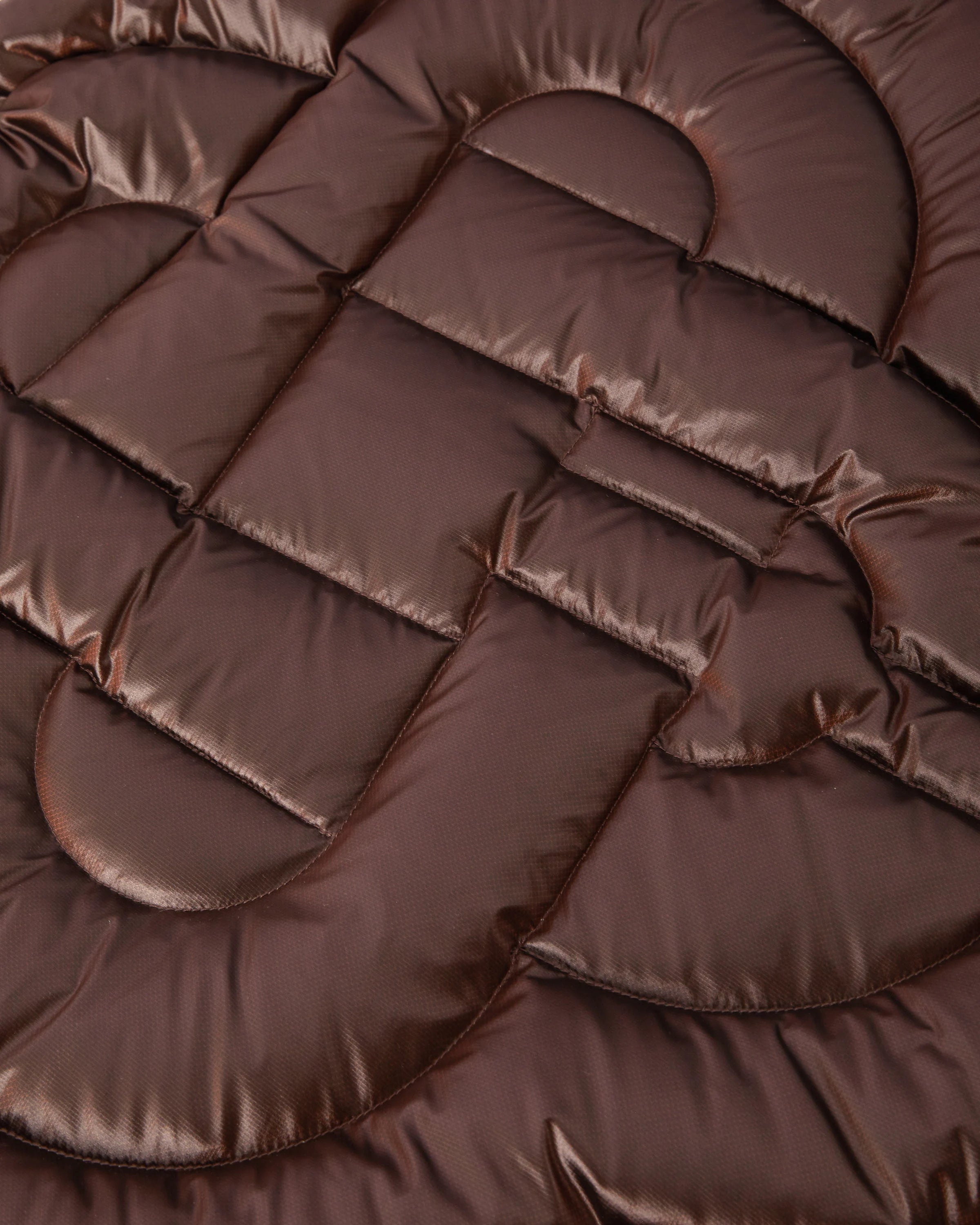 Dark Brown Quilted Down Puffer Vest