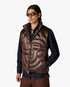 Dark Brown Quilted Down Puffer Vest