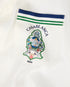 White Hotel Emblem Short Sleeve Silk Shirt