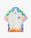 Multicolour Airspray Short Sleeve Silk Shirt