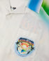 Multicolour Airspray Short Sleeve Silk Shirt