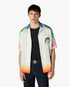 Multicolour Airspray Short Sleeve Silk Shirt
