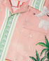 Pink Ethereal Short Sleeve Silk Shirt