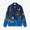 Blue Astrology Long Sleeve Silk Shirt