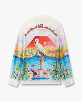 Multicolour Egypt As It Was Long Sleeve Linen Shirt