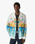 Multicolour Egypt As It Was Long Sleeve Linen Shirt