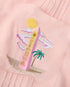 Pink Phantasmagoria Embroidered Short Sleeve Shirt