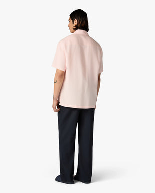 Pink Phantasmagoria Embroidered Short Sleeve Shirt