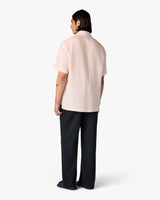 Pink Phantasmagoria Embroidered Short Sleeve Shirt