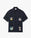 Dark Grey Phantasmagoria Embroidered Short Sleeve Shirt