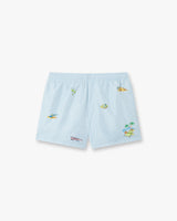 Blue Striped Phantasmagoria Swim Shorts