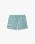 Green Cubist Monogram Printed Swim Shorts