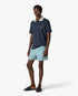 Green Cubist Monogram Printed Swim Shorts