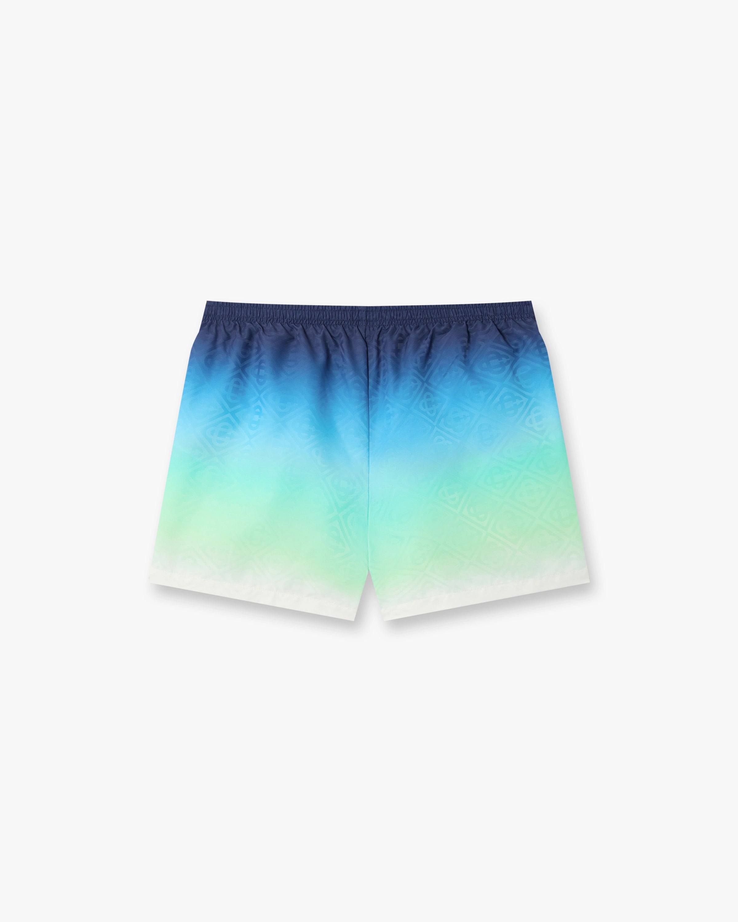 Blue & Green Gradient Jacquard Swim Shorts