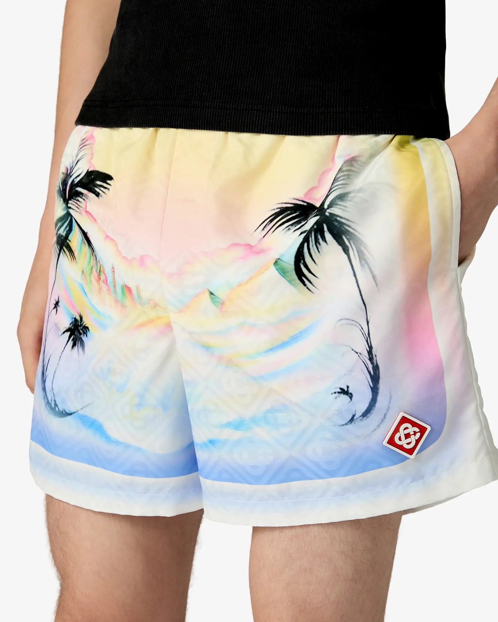 Multicolour Airspray Jacquard Swim Shorts