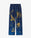 Blue Astrology Silk Twill Trousers