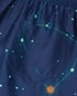 Blue Astrology Silk Twill Trousers