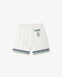 White Hotel Emblem Silk Shorts