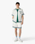 White Hotel Emblem Silk Shorts