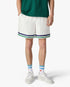 White Hotel Emblem Silk Shorts