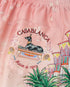 Pink Ethereal Silk Shorts