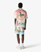 Pink Ethereal Silk Shorts