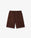 Dark Brown Monogram Cargo Shorts