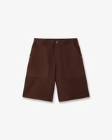 Dark Brown Monogram Cargo Shorts