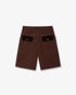Dark Brown Monogram Cargo Shorts