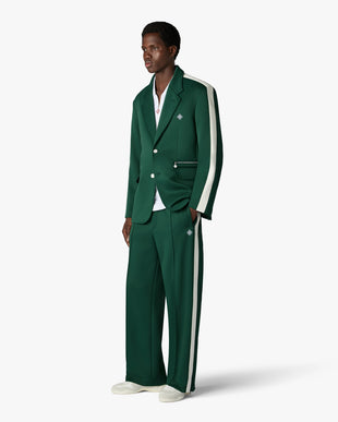 Dark Green Sports Suit Trousers