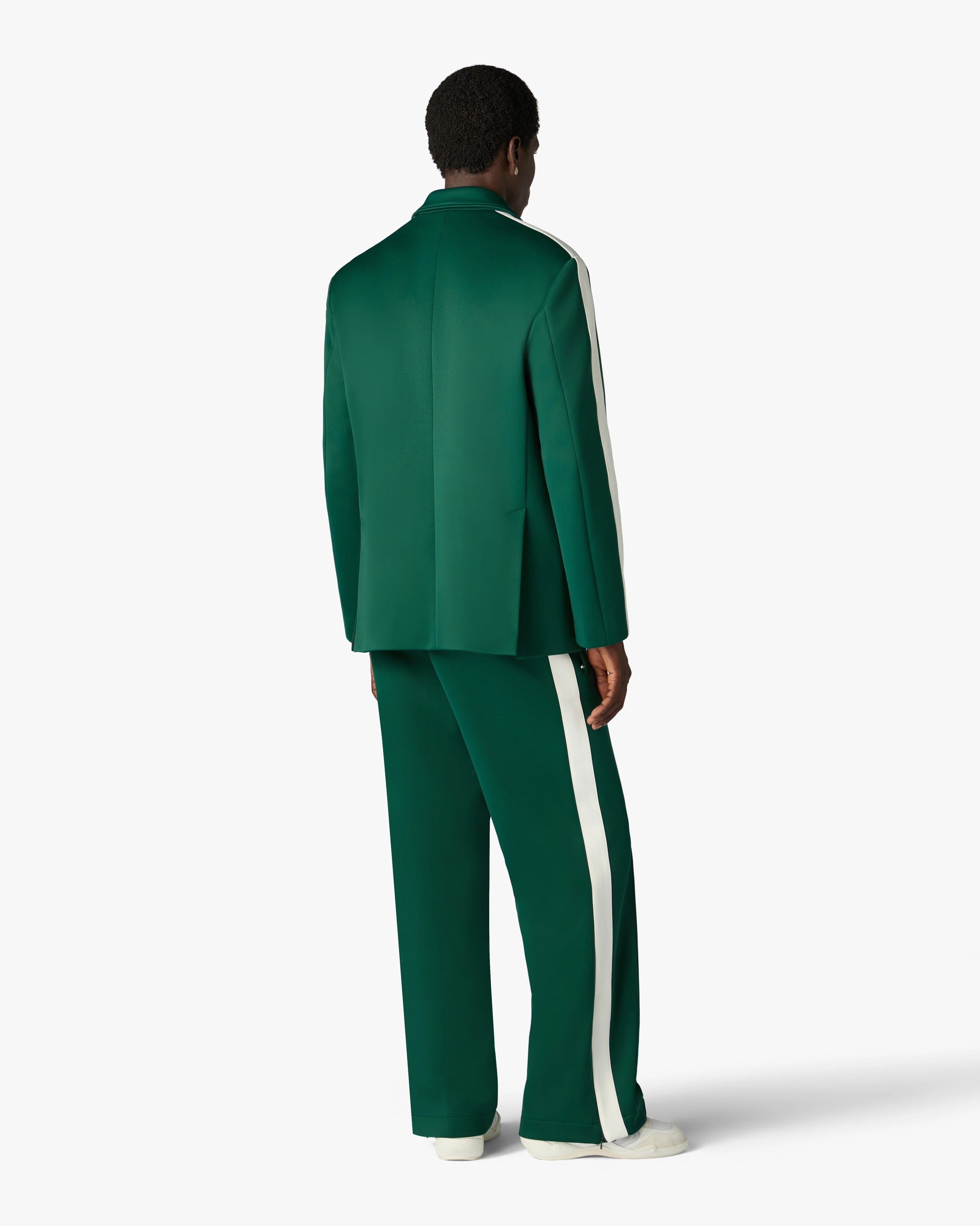 Dark Green Sports Suit Trousers