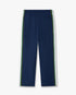 Green & Navy Check Track Pants