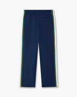 Green & Navy Check Track Pants