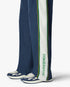 Green & Navy Check Track Pants