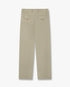 Light Brown Pleated Straight Leg Trousers
