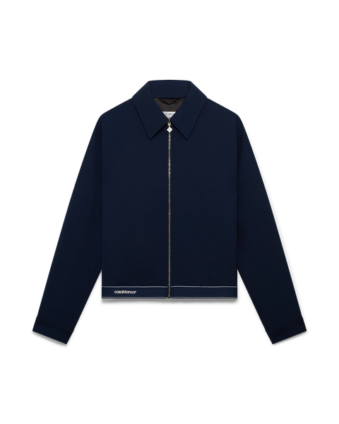 Navy Wool Sports Jacket – Casablanca