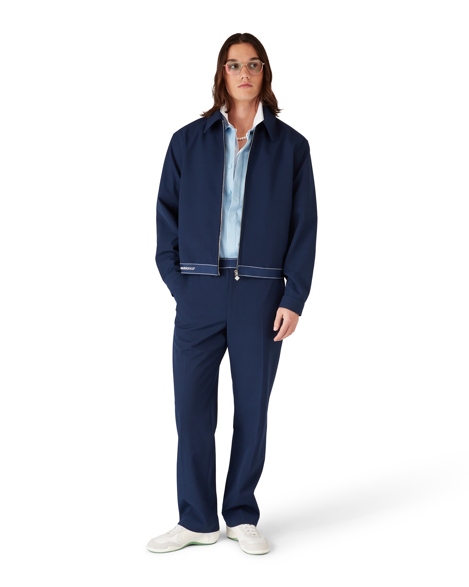 Navy Wool Sports Jacket