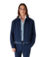 Navy Wool Sports Jacket