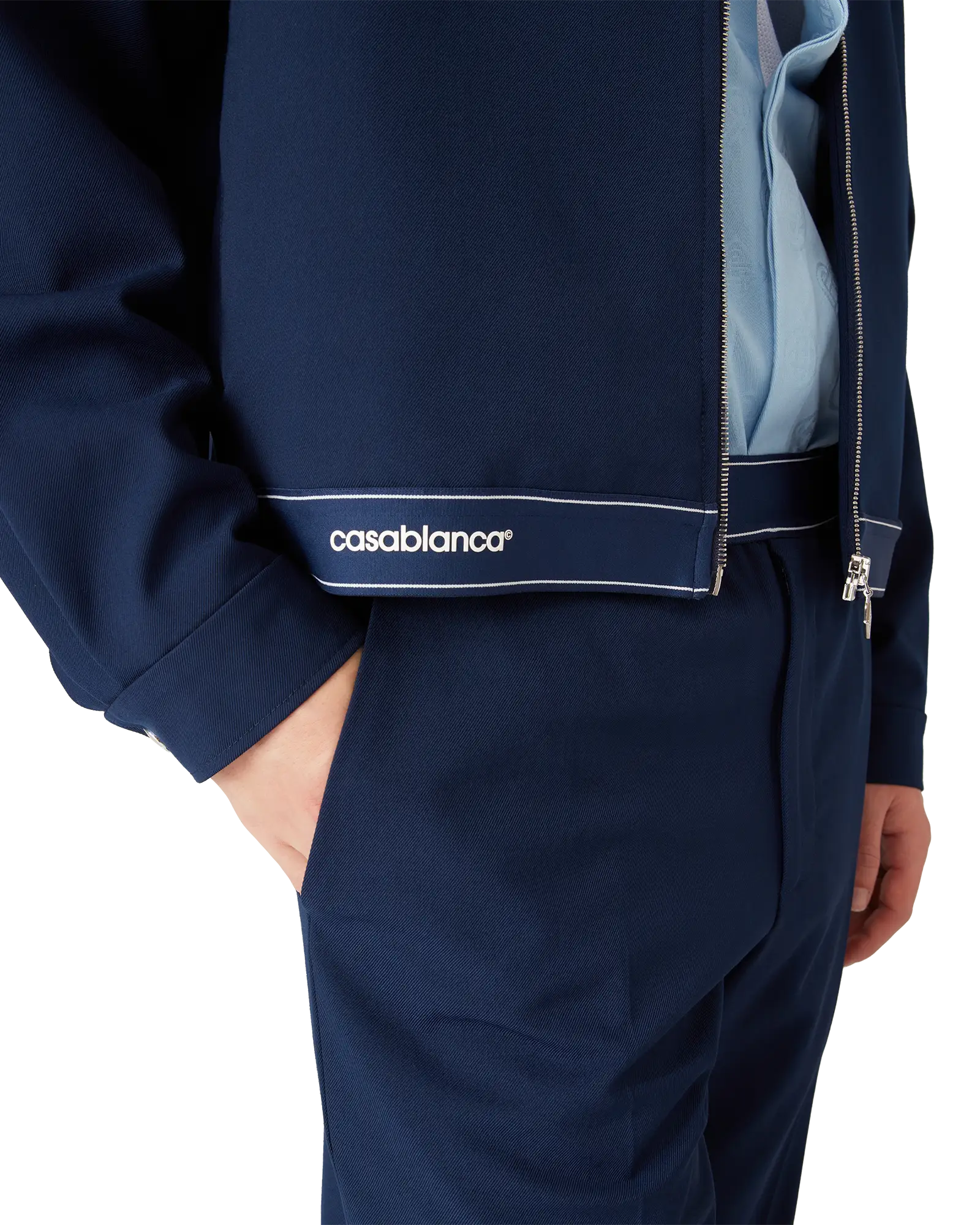 Navy Wool Sports Jacket