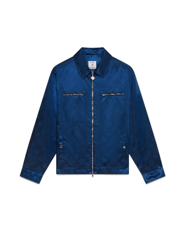 Blue Nylon Shacket