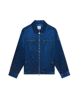 Blue Nylon Shacket