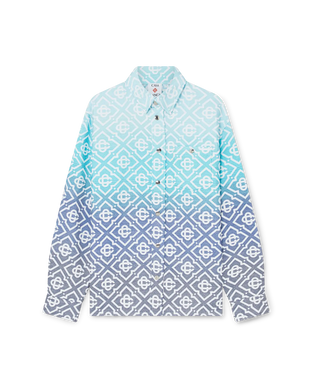 Monogram Gradient Jacquard Shacket